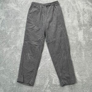 Vintage Charter Club Pants Womens 8 Petetit Gray Corduroy Cotton Tapered Casual